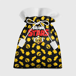 Мешок для подарков Brawl Stars: Yellow Style, цвет: 3D-принт