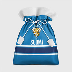 Мешок для подарков Сборная Финляндии, цвет: 3D-принт