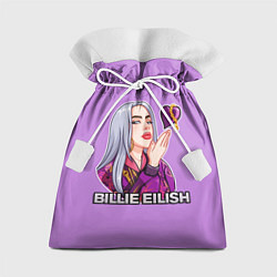 Мешок для подарков BILLIE EILISH, цвет: 3D-принт