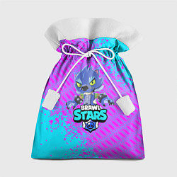 Мешок для подарков BRAWL STARS ОБОРОТЕНЬ LEON, цвет: 3D-принт