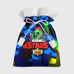 Мешок для подарков BRAWL STARS SPIKE, цвет: 3D-принт