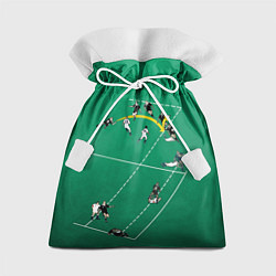 Мешок для подарков Игра в регби, цвет: 3D-принт