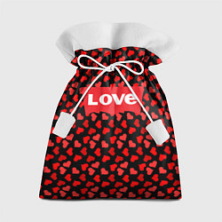 Мешок для подарков Love, цвет: 3D-принт