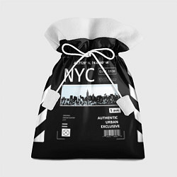 Мешок для подарков Off-White: NYC, цвет: 3D-принт