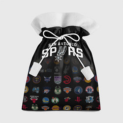 Мешок для подарков San Antonio Spurs 2, цвет: 3D-принт