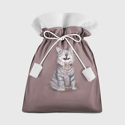 Мешок для подарков Котёнок ыыы, цвет: 3D-принт