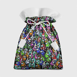 Мешок для подарков Among Us С Новым Годом!, цвет: 3D-принт
