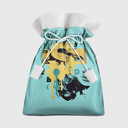 Мешок для подарков Поп арт с ликом девушки, цвет: 3D-принт