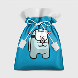 Мешок для подарков Nyan Cat Among Us, цвет: 3D-принт