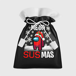 Мешок для подарков Merry Sus Mas, цвет: 3D-принт