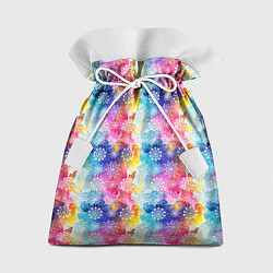 Мешок для подарков Снежинки, цвет: 3D-принт