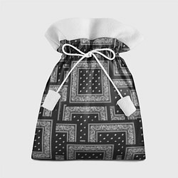 Мешок для подарков 3D Бандана v black, цвет: 3D-принт