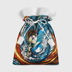 Мешок для подарков Танджиро Камадо Клинок демонов, цвет: 3D-принт
