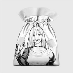 Мешок для подарков Black and White Anime, цвет: 3D-принт