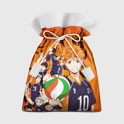 Мешок для подарков ВОЛЕЙБОЛ!! HAIKYUU!!, цвет: 3D-принт