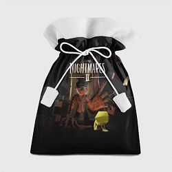 Мешок для подарков Little Nightmares 2 сторож, цвет: 3D-принт