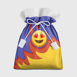 Мешок для подарков Ты горишь как огонь v1, цвет: 3D-принт