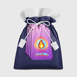 Мешок для подарков Словно огонь !!!, цвет: 3D-принт