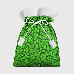 Мешок для подарков Зелёный клевер, цвет: 3D-принт