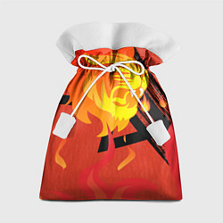 Мешок для подарков Огненный лев, цвет: 3D-принт