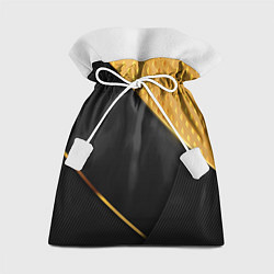 Мешок для подарков 3D BLACK & GOLD, цвет: 3D-принт