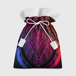 Мешок для подарков Фиолетовый узор 3D, цвет: 3D-принт