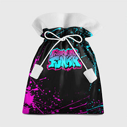 Мешок для подарков FRIDAY NIGHT FUNKIN NEON, цвет: 3D-принт