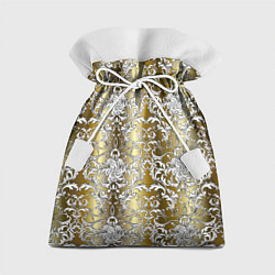 Мешок для подарков Versace gold & white, цвет: 3D-принт