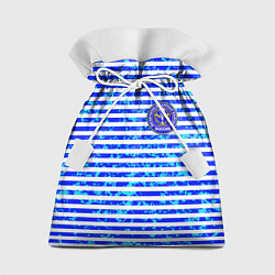 Мешок для подарков Тельняшка со значком ВДВ, цвет: 3D-принт