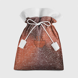 Мешок для подарков Горячее блюдо на фоне АПВ 8 4 2 9, цвет: 3D-принт