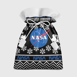 Мешок для подарков НАСА НОВЫЙ ГОД, цвет: 3D-принт