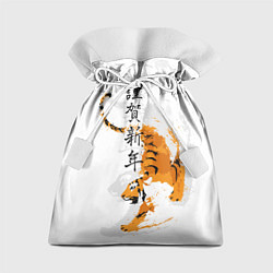 Мешок для подарков Китайский тигр, цвет: 3D-принт