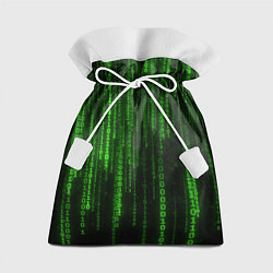 Мешок для подарков Матрица двоичный код, цвет: 3D-принт