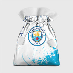 Мешок для подарков Manchester City - Футбольный клуб, цвет: 3D-принт