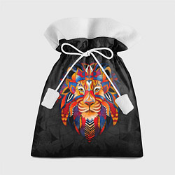 Мешок для подарков CALM LION, цвет: 3D-принт