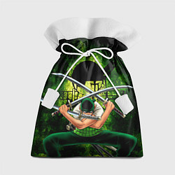 Мешок для подарков Зоро Ророноа с катанами Ван пис, цвет: 3D-принт