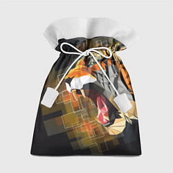 Мешок для подарков Тигр в гневе, цвет: 3D-принт