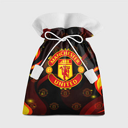 Мешок для подарков MANCHESTER UNITED FIRE STYLE SPORT ПЛАМЯ, цвет: 3D-принт