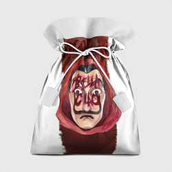 Мешок для подарков BELLA CIAO БУМАЖНЫЙ ДОМ - LA CASA DE PAPEL, цвет: 3D-принт
