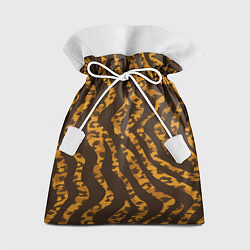 Мешок для подарков Шкура тигра леопарда гибрид, цвет: 3D-принт