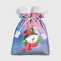 Мешок для подарков Снеговичок!, цвет: 3D-принт