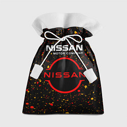 Мешок для подарков NISSAN - Брызги, цвет: 3D-принт