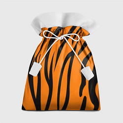 Мешок для подарков Текстура тиграtiger, цвет: 3D-принт
