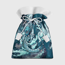 Мешок для подарков Дракон-стихия воды, цвет: 3D-принт