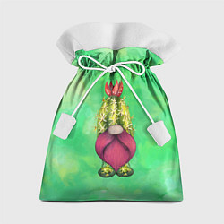 Мешок для подарков Гном - кактус, цвет: 3D-принт