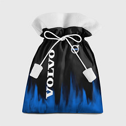Мешок для подарков Volvo синий огонь, цвет: 3D-принт