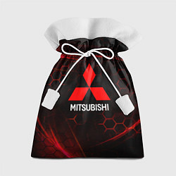 Мешок для подарков Mitsubishi красные соты, цвет: 3D-принт