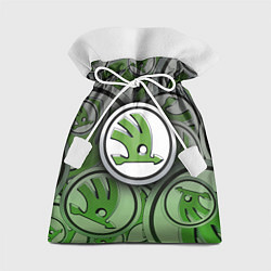 Мешок для подарков Skoda Carbone Pattern, цвет: 3D-принт