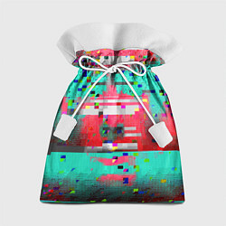Мешок для подарков Fashion glitch 2088, цвет: 3D-принт