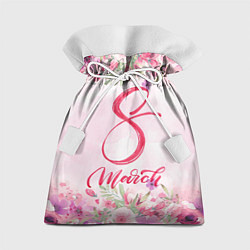 Мешок для подарков Цветы на 8 марта, цвет: 3D-принт
